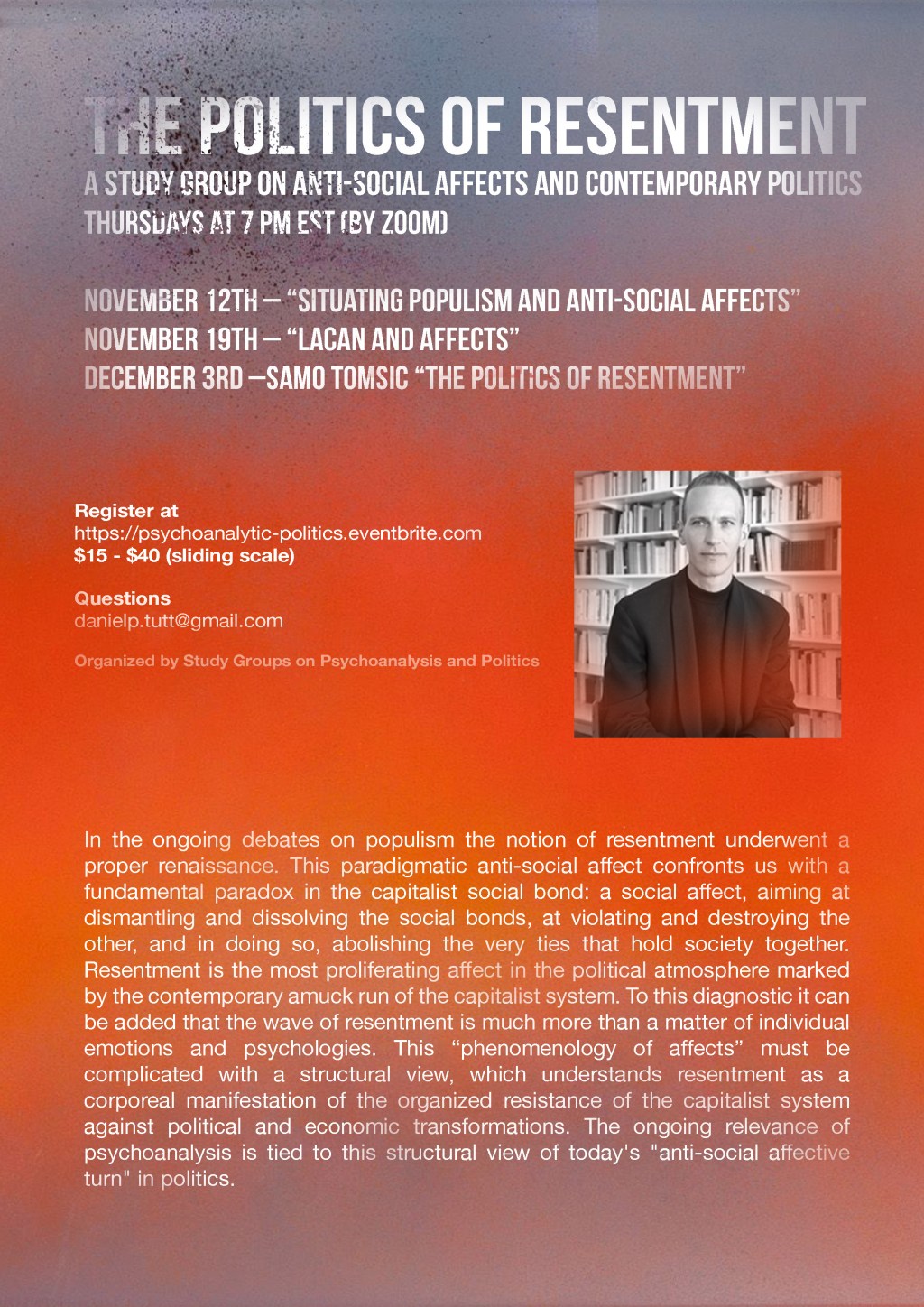 The Politics of Resentment with Samo&nbsp;Tomsic